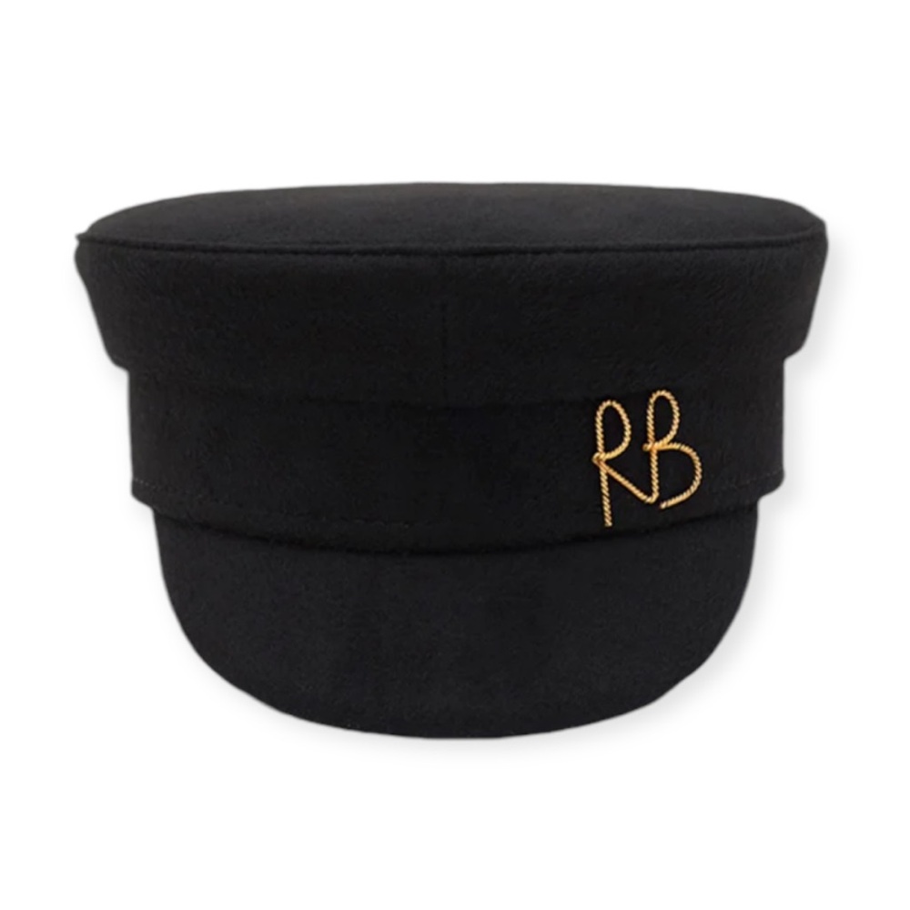RUSLAN BAGINSKIY Coveted Monogram-embellished Baker Boy Cap